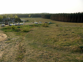 Widok na ex. pole namiotowe w Mirowie